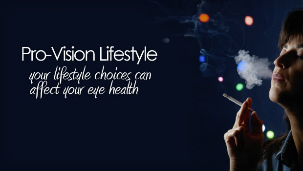 healthy lifestyle can affect your vision