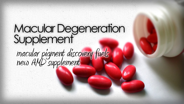 Macular degeneration supplement eye vitamin